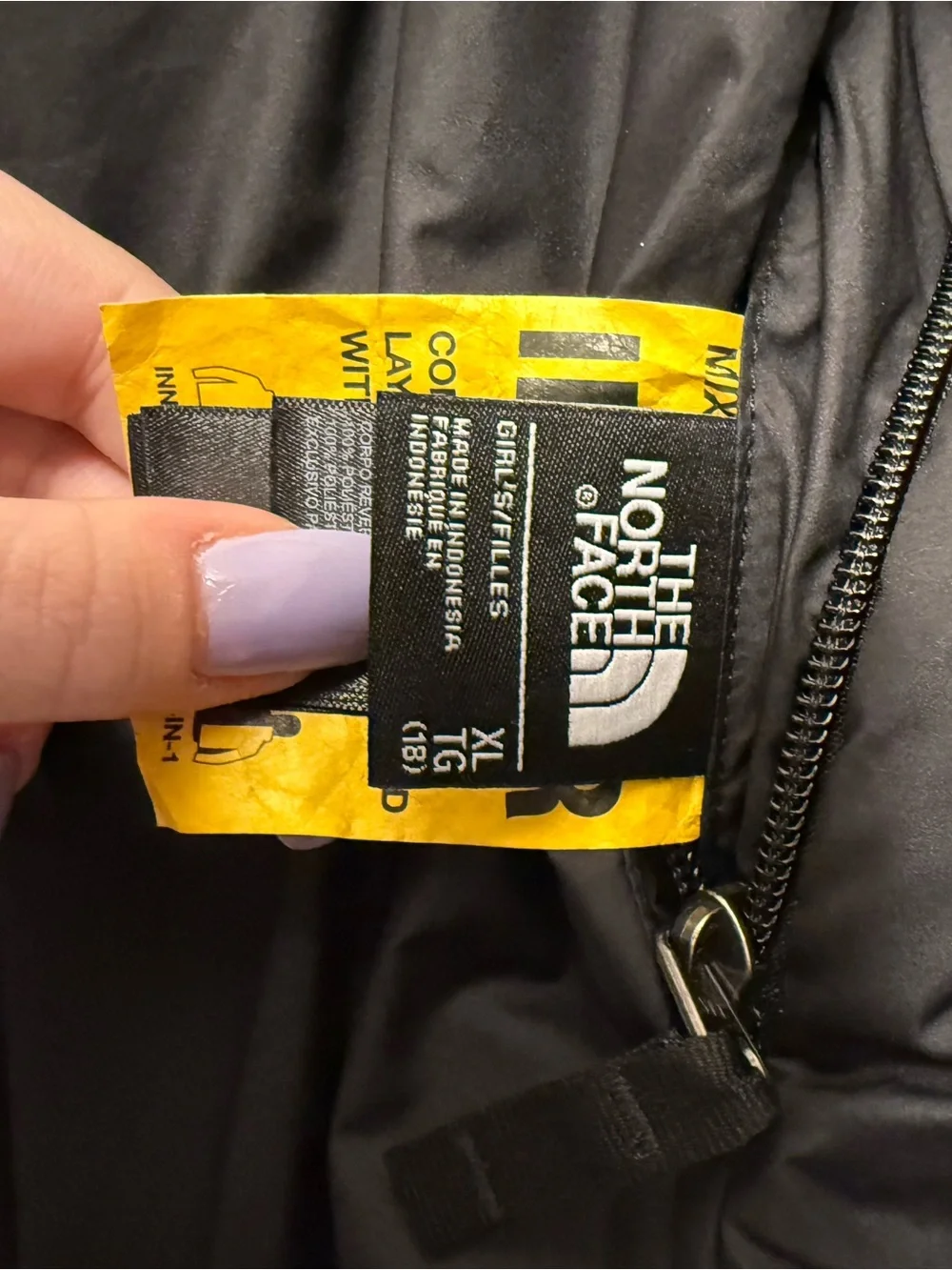 The North Face Black Quilted Faux-Fur Collar Puffer Jacket